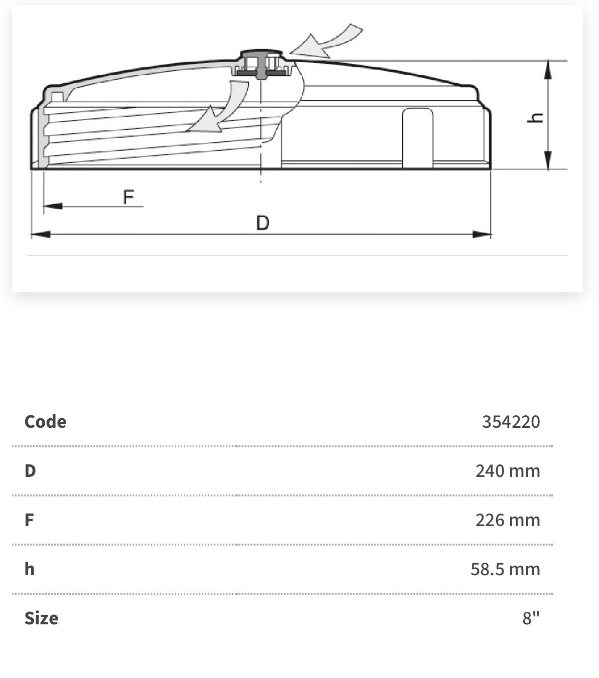 Arag Tank Lid 354220