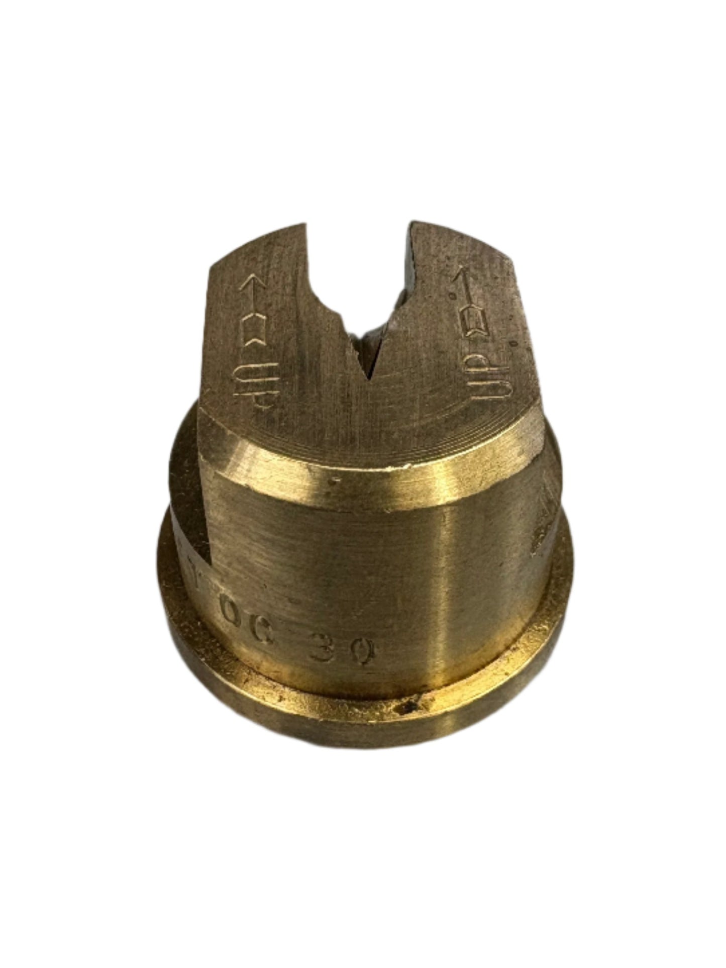 TeeJet Nozzles - Brass Boomjet Off-Center Flat Spray Tip Nozzle OC