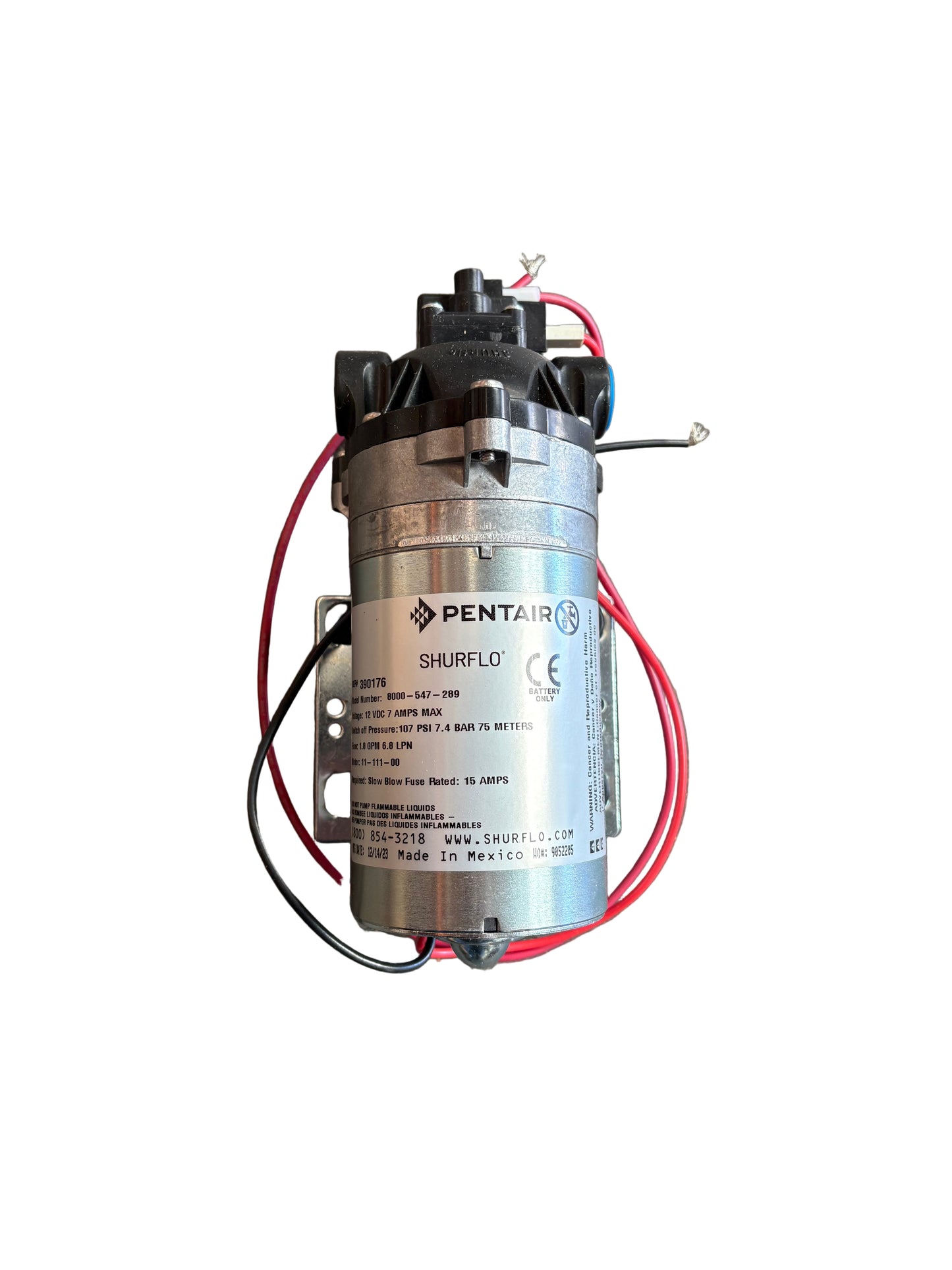 Shurflo 107psi 6.8LPM 12v Chemical Spray Pump 8000-547-289