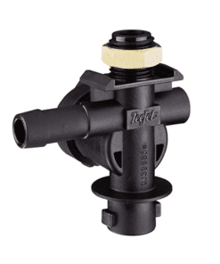 TeeJet 1/2 L/H Shank Nozzle Body with Mounting Nut QJ39685-1L-500-NYB