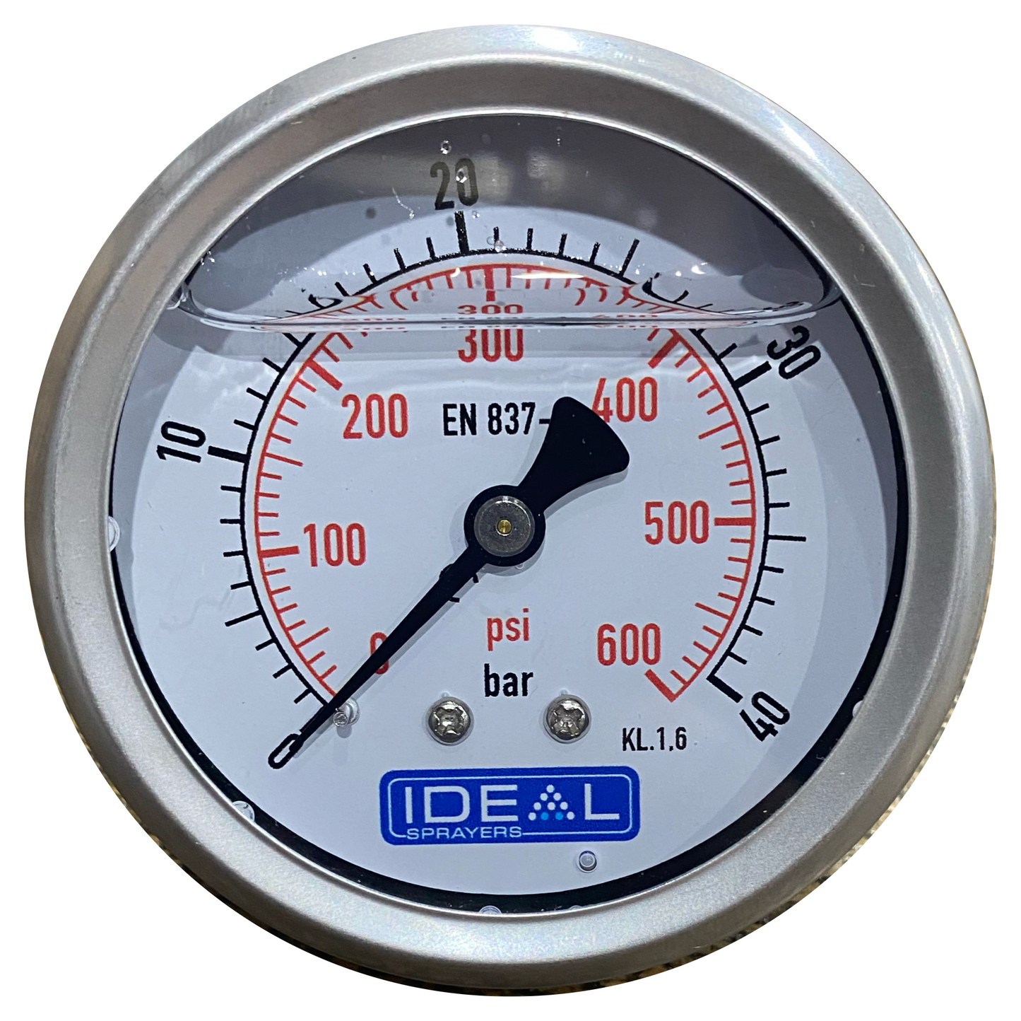 Ideal Pressure Gauge 63MM (2.5”) 1/4” BSPT Rear Inlet