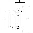 Arag T7 Male Adaptor To Flange M220 2791771