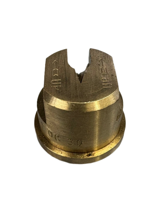 OC Nozzles - Brass Boomjet Off-Center Flat Spray Tip Nozzle