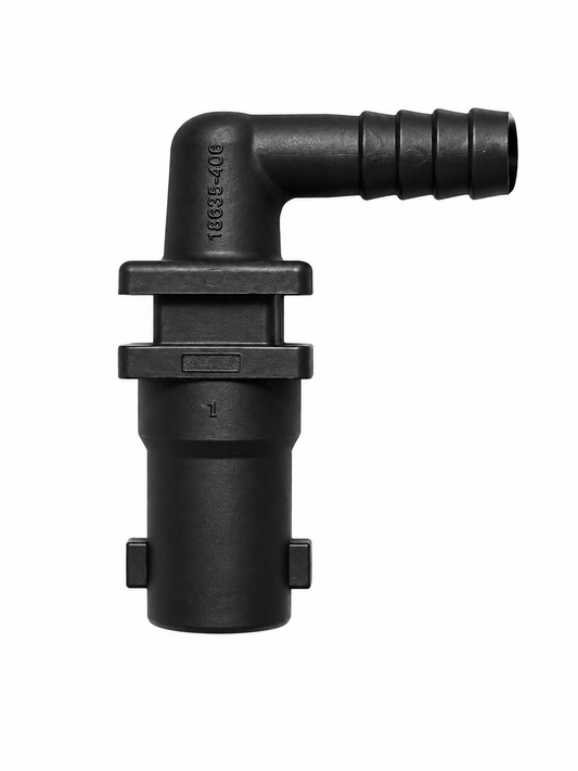 TeeJet 3/8″ Single Hose Barb Quick TeeJet Nozzle Body 18635-111-406-NYB
