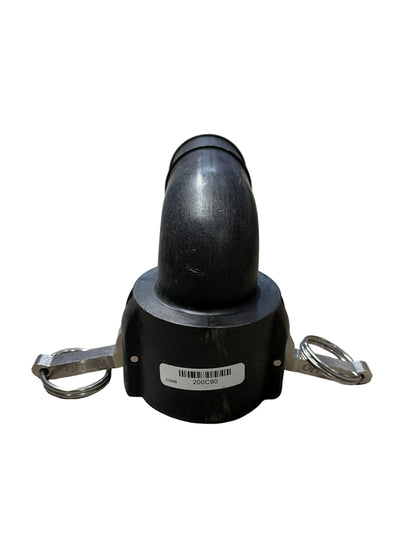 Banjo 2" Female Camlock X Hose Tail 90 Degree 200C90