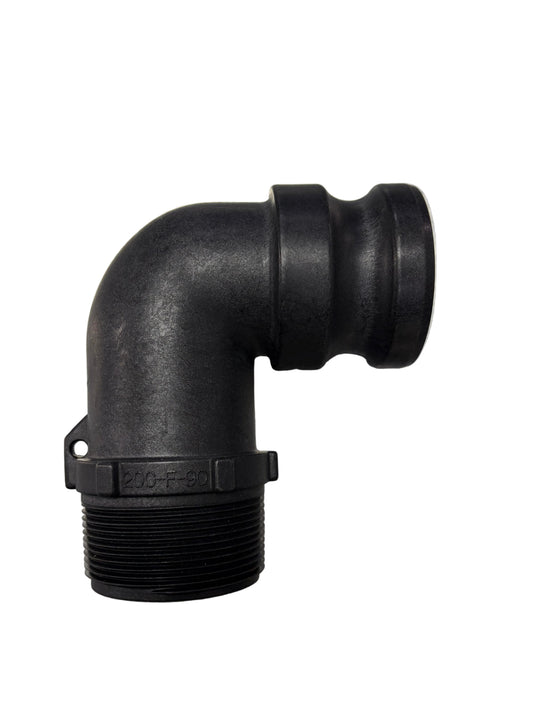 Banjo 90° Coupler Fitting - 2" Male Adapter x 2" MPT (200F90)