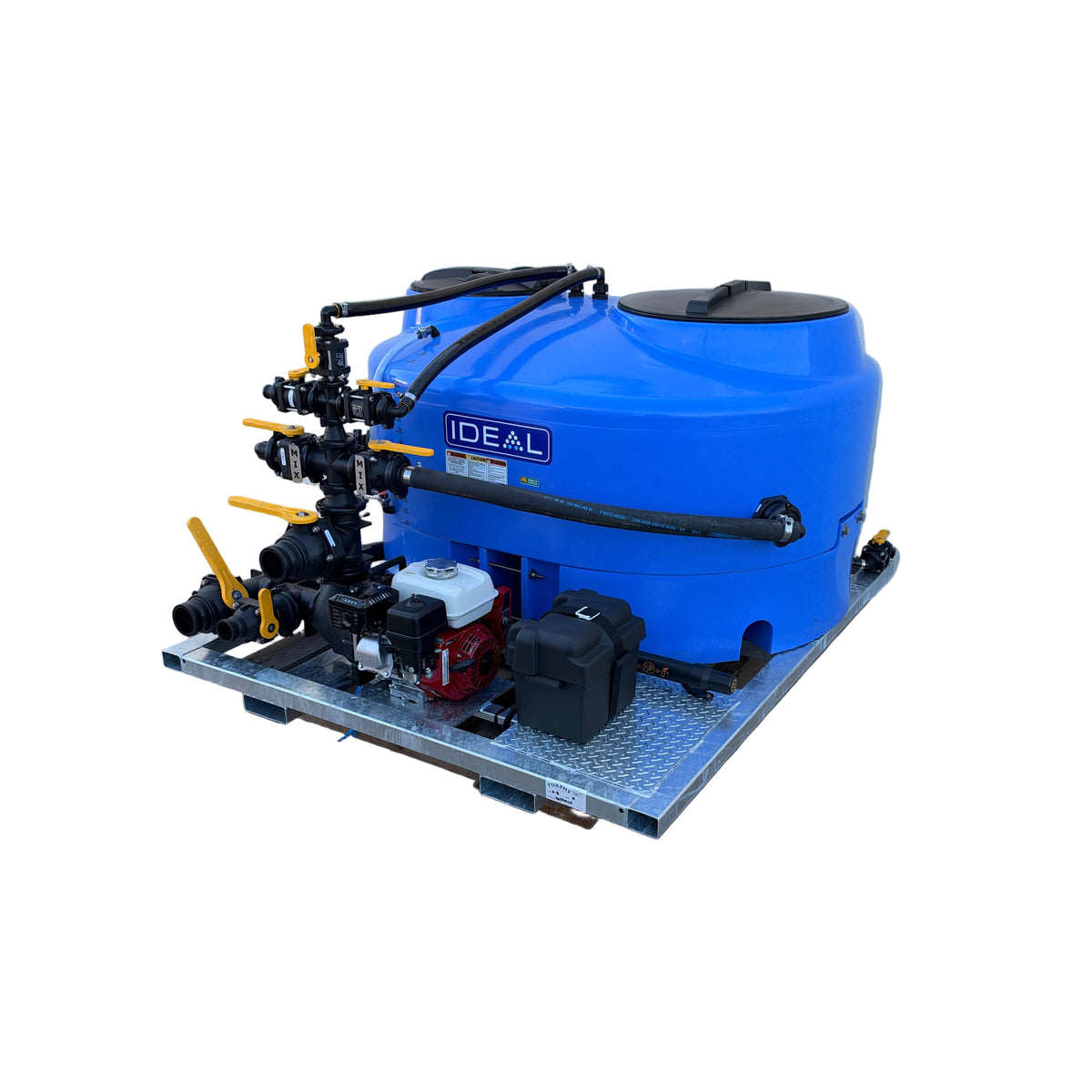 Ideal 800L 3" Banjo Honda Chemical Batch Mixer Vat