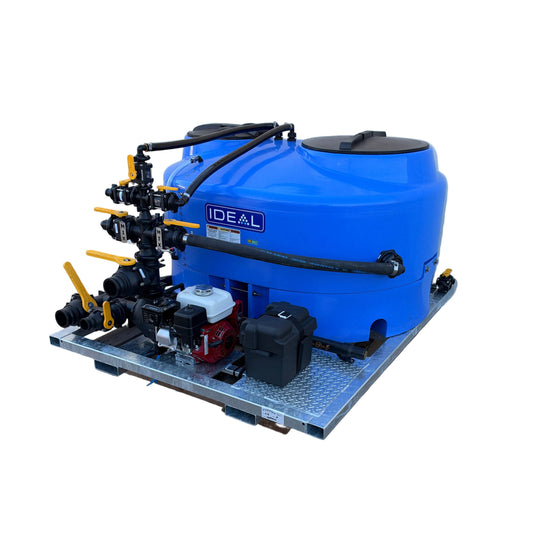 Ideal 800L 3" Banjo Honda Chemical Batch Mixer Vat