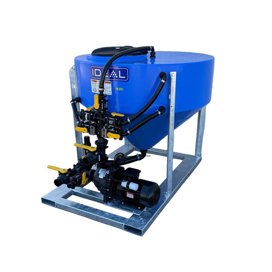 Ideal 500L 2” 240V Electric Chemical Batch Mixer Vat