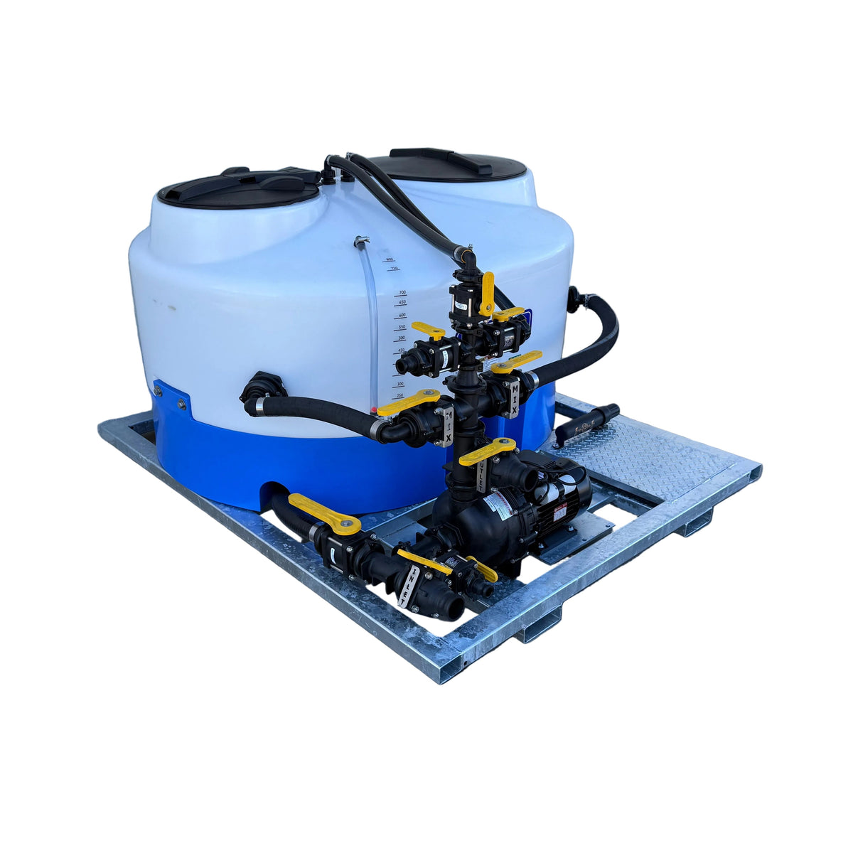 Ideal 800L 2" 240V Electric Chemical Batch Mixer Vat