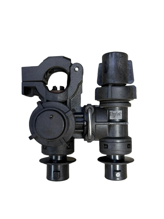 TeeJet 1/2" Dual Nozzle Body QJS-B2-1/2-CM