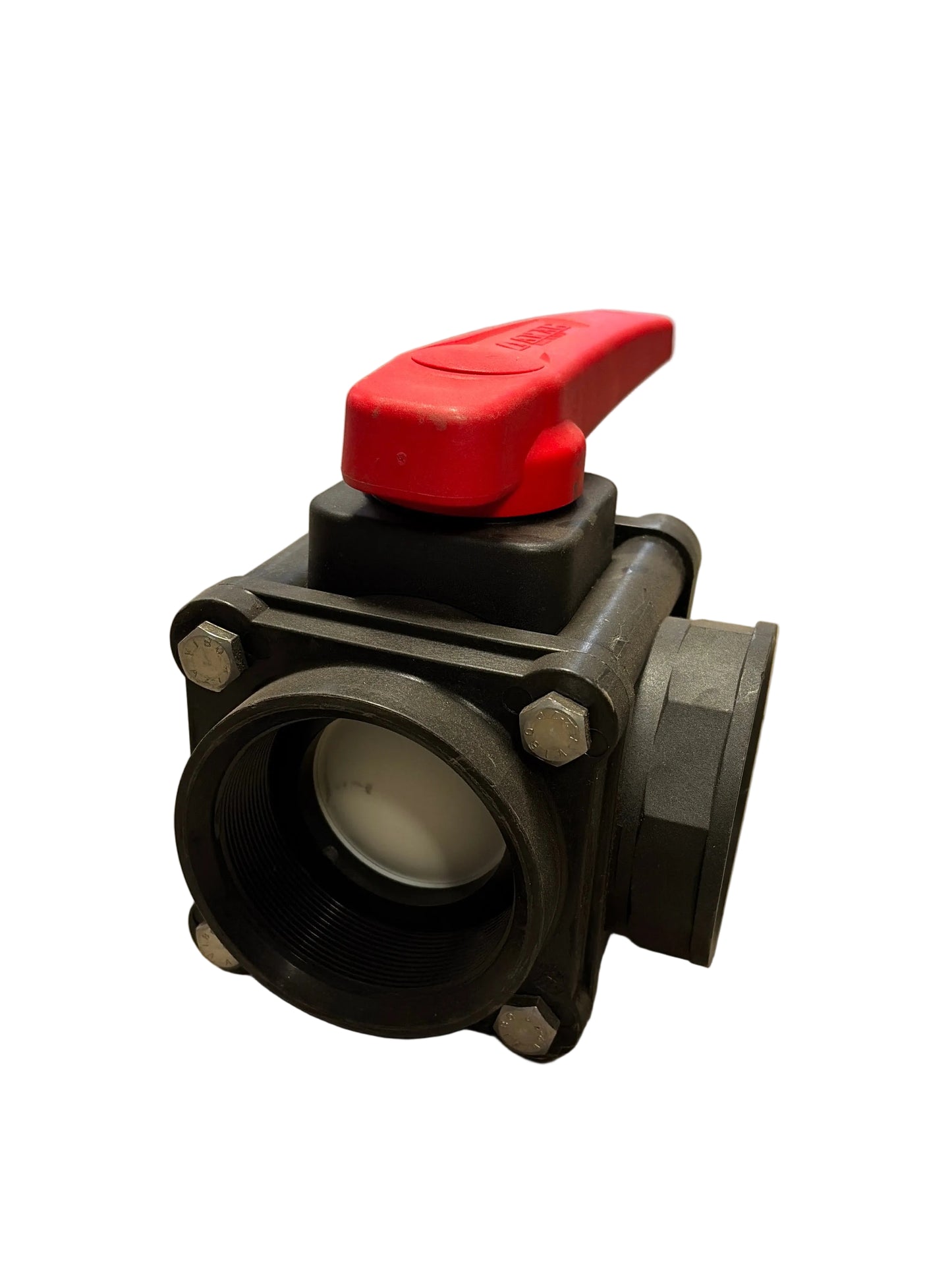 Arag 3" BSP 3 Way Threaded Ball Valve 453017A99