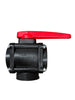Arag 3" BSP 3 Way Threaded Ball Valve 453027A99