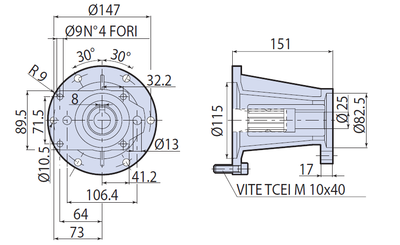 Annovi Reverberi Hyd Drive Adaptor Kit 1568