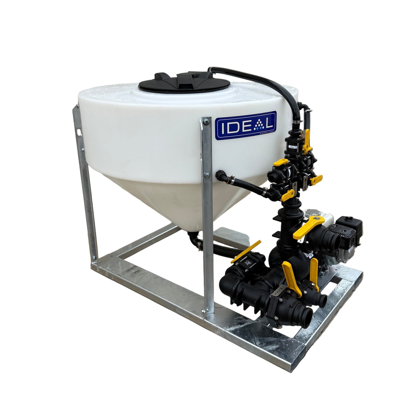 Ideal 500L 3” Petrol Chemical Batch Mixer Vat