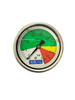 Ideal Isometric Pressure Gauge 63MM (2-1/2”) 1/4” BSPT Rear Inlet 60BAR