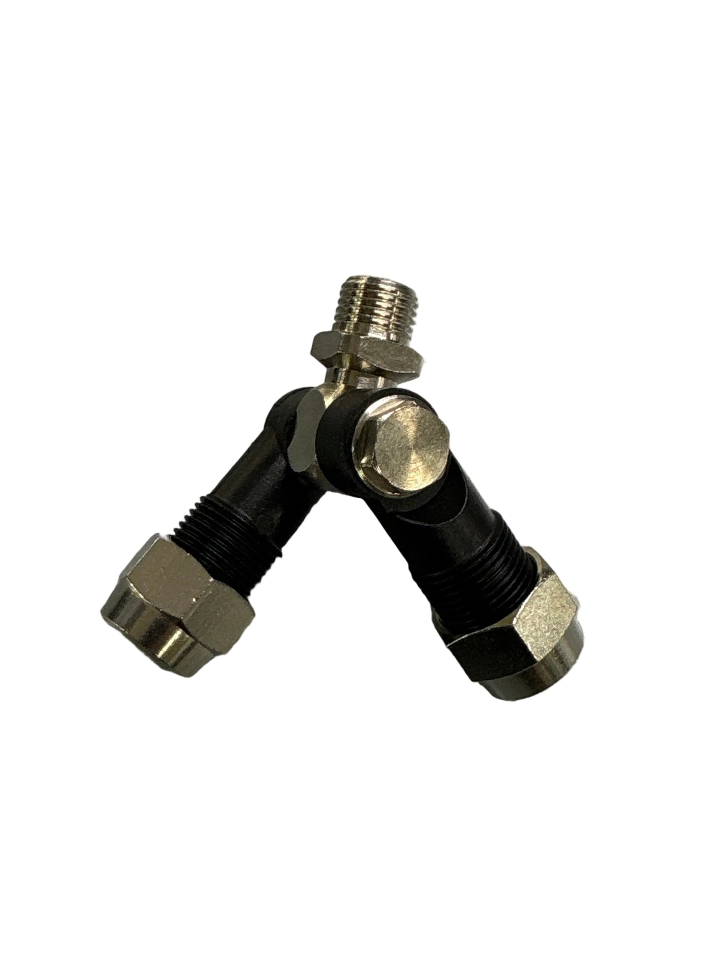 Braglia Swivel Nozzle Double 1/4 Inch BSPM Includes Caps 264.612.171