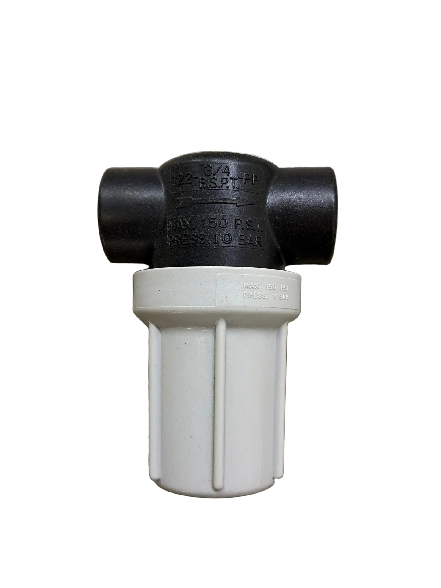 TeeJet 3/4″ Compact Liquid Line Strainer with 100 Mesh AAB122-3/4-PP-100
