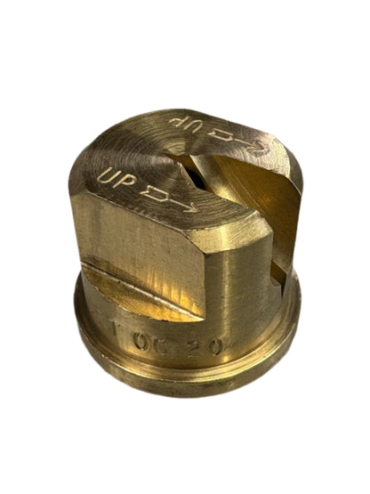 OC Nozzles - Brass Boomjet Off-Center Flat Spray Tip Nozzle