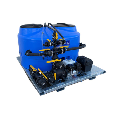 Ideal 800L 3" Banjo Honda Chemical Batch Mixer Vat