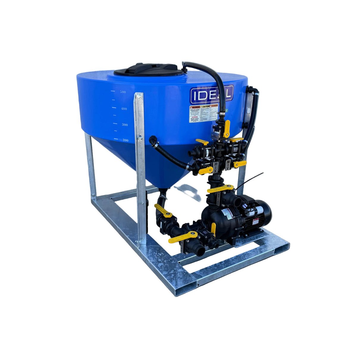 Ideal 500L 2” 240V Electric Chemical Batch Mixer Vat