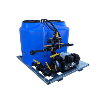 Ideal 1200L Banjo 3" M350 SuperFlow Honda Chemical Batch Mixer E/START