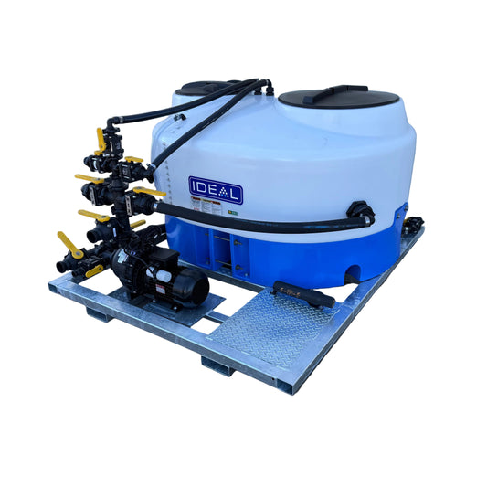 Ideal 800L 2" 240V Electric Chemical Batch Mixer Vat