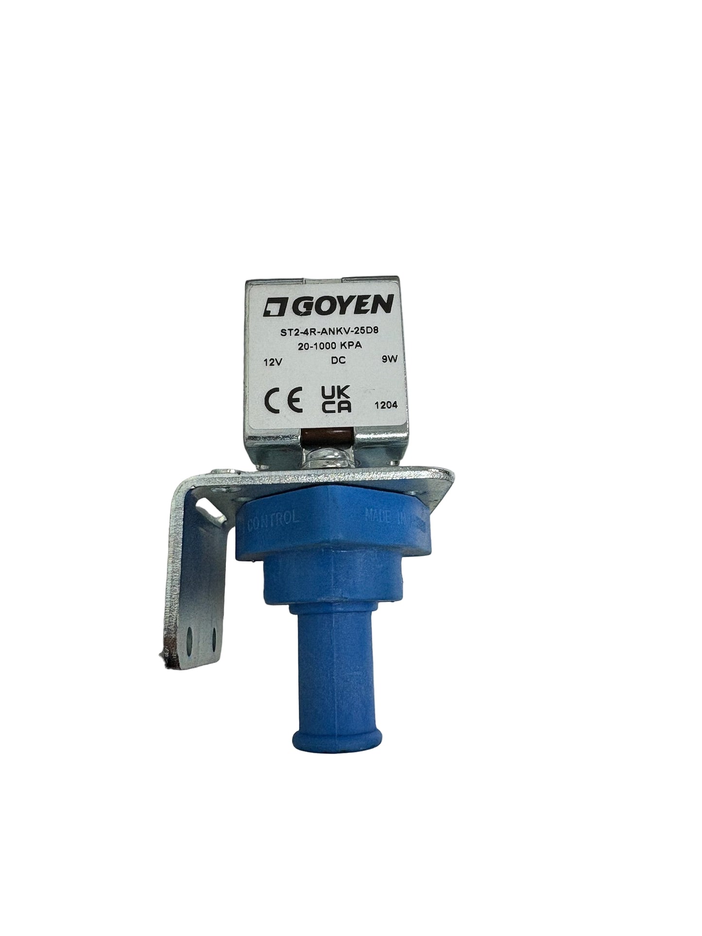 Goyen Solenoid 1/2 Bsp X 1/2 Barb 90 Degree ST2-4R-ANKV-25D8