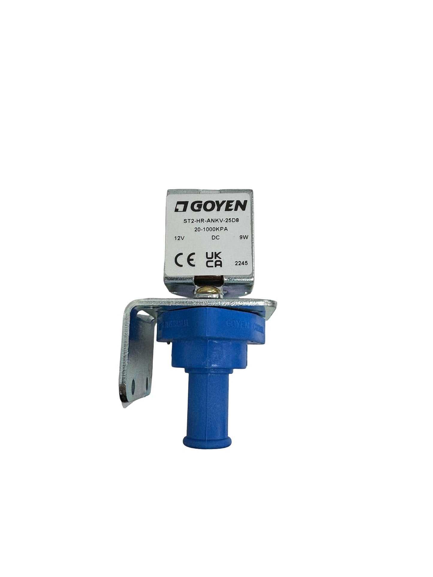 Goyen Solenoid 1/2 Barb X 1/2 Barb 90 ST2-HR-ANKV-25D8