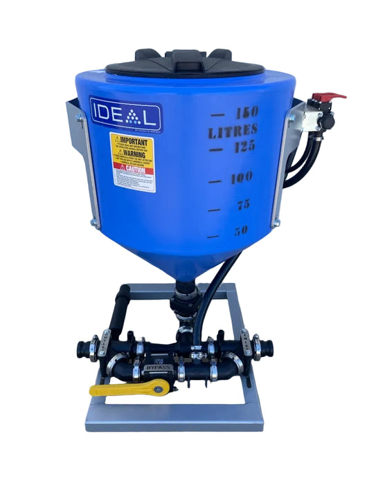 Ideal 150L Chemical Hopper Banjo Granny Pot Vat
