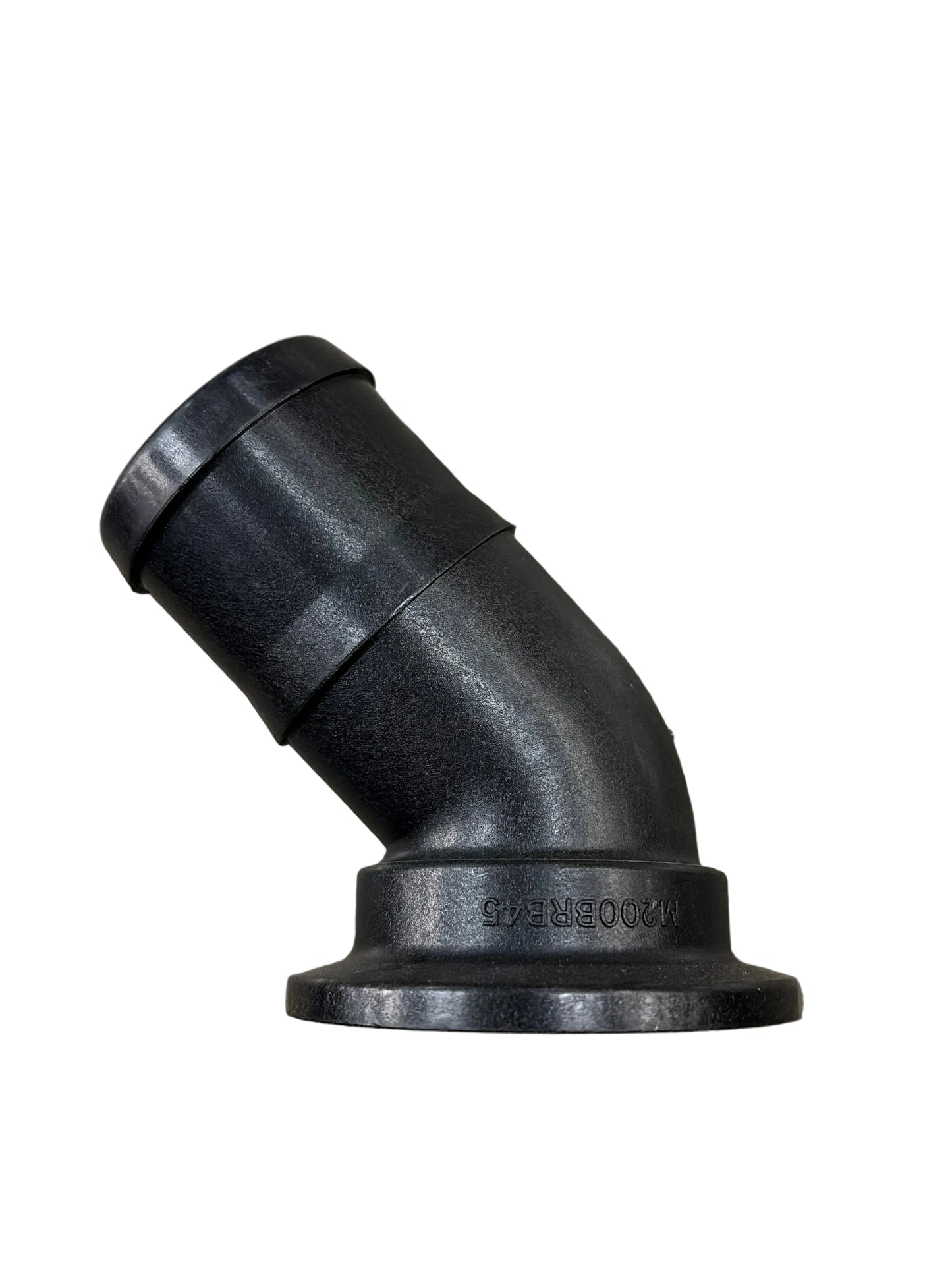 Banjo Manifold Flange x 45 Degree Hose Barb Elbow