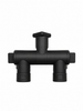 TeeJet Double Swivel Nozzle Body 1/4 Female Thread QJ8600-2-1/4-NYB
