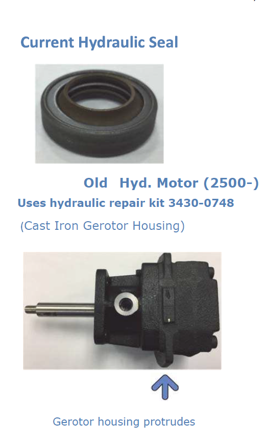 Hypro 2500 series Hydraulic Motor Seal Kit 3430-0748