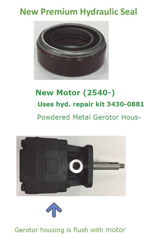 Hypro Premium 2540 Hydraulic Motor Seal Kit 3430-0881