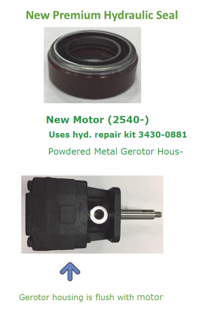 Hypro Premium 2540 Hydraulic Motor Seal Kit 3430-0881
