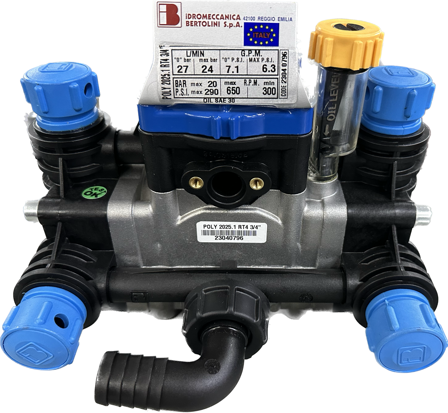 Bertolini Diaphragm Pump POLY2025 RT4.1