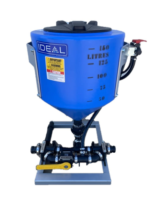 Ideal 150L Chemical Hopper Banjo Granny Pot Vat