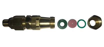 Braglia Airblast Straight Adjustable Brass Nozzle 60.610.11