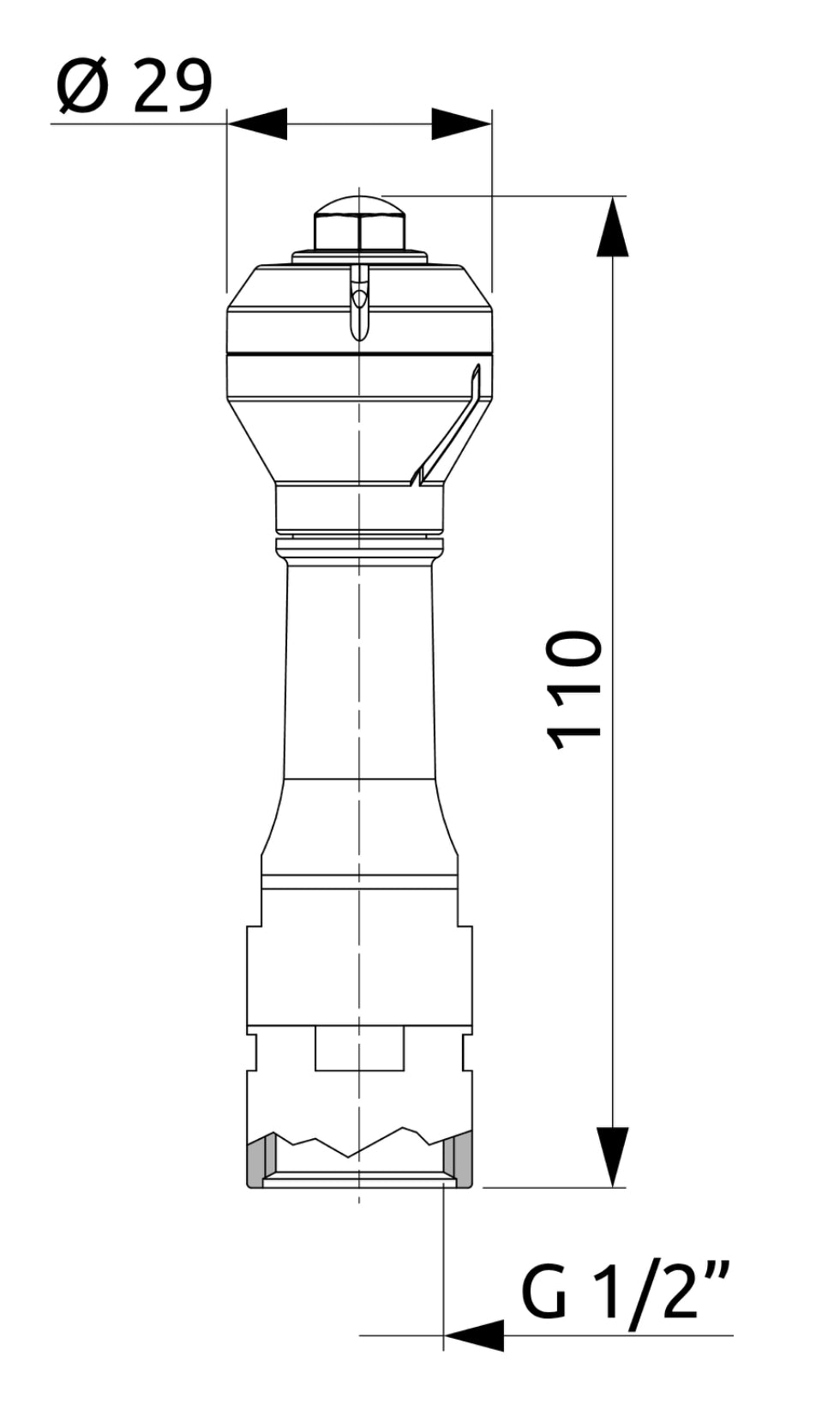Arag Drum Rinse Nozzle 510111