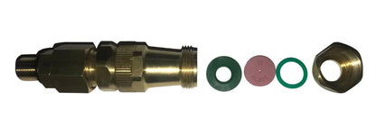 Braglia Airblast Straight Adjustable Brass Nozzle 60.610.11