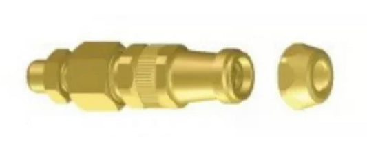 Braglia Airblast Straight Adjustable Brass Nozzle 60.610.11