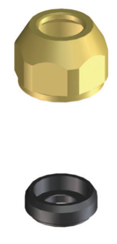 Albuz  Brass Cap & Seal Suit AC DC Nozzles & Swirl 75.815.3